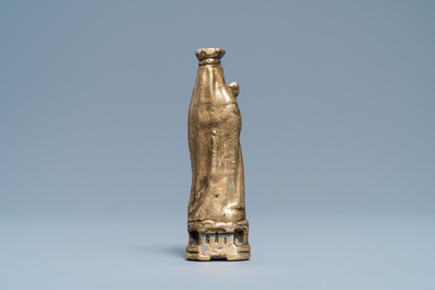 A bronze Madonna with child luster ornament, The Netherlands, possibly Utrecht, 1st half 16th C.