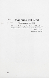 Een grote gepolychromeerde kalkstenen figuur van een Madonna met kind, Champagne- of Lorrainestreek, Frankrijk, 2e helft 14e eeuw