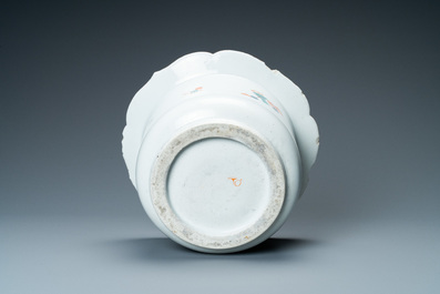 A Kakiemon-style soft paste porcelain cooler, Chantilly, France, 18th C.