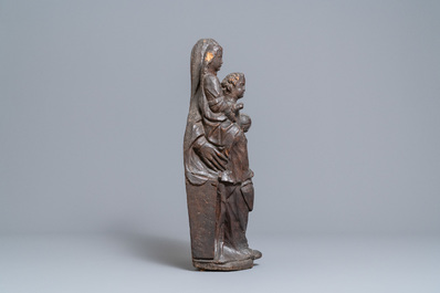 An oak Saint Anne Trinity group, ca. 1540