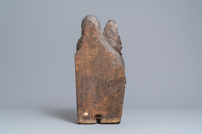 An oak Saint Anne Trinity group, ca. 1540