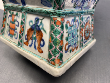 A Chinese doucai 'Xi Xiang Ji' vase, Qianlong/Jiaqing