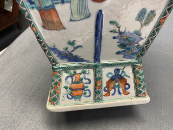 A Chinese doucai 'Xi Xiang Ji' vase, Qianlong/Jiaqing