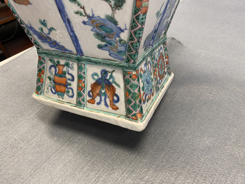 A Chinese doucai 'Xi Xiang Ji' vase, Qianlong/Jiaqing