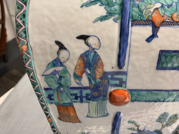 A Chinese doucai 'Xi Xiang Ji' vase, Qianlong/Jiaqing