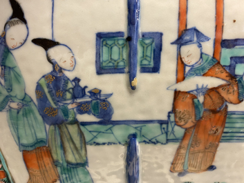 A Chinese doucai 'Xi Xiang Ji' vase, Qianlong/Jiaqing