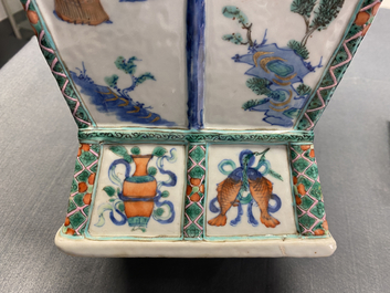 A Chinese doucai 'Xi Xiang Ji' vase, Qianlong/Jiaqing