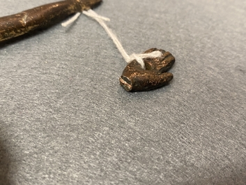 Een vergulde bronzen Corpus, Frankrijk, 14e eeuw