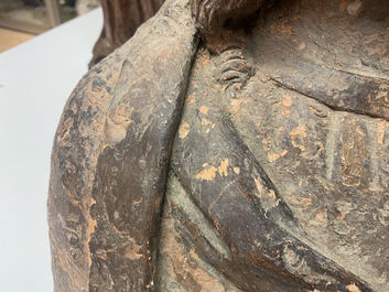 Italian school, surrounding or follower of Agnolo di Polo de&rsquo; Vetri (1470 - 1528), a terracotta bust, 16th C.: The young Christ or Cristo Giovinetto