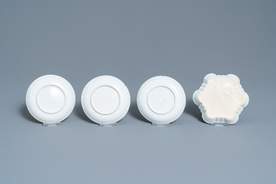 Un service &agrave; th&eacute; de 20 pi&egrave;ces en porcelaine de Chine famille rose pour le march&eacute; europ&eacute;en, Qianlong
