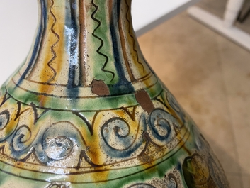 An Italian sgraffito pharmacy bottle, probably Tuscany, 17th C.