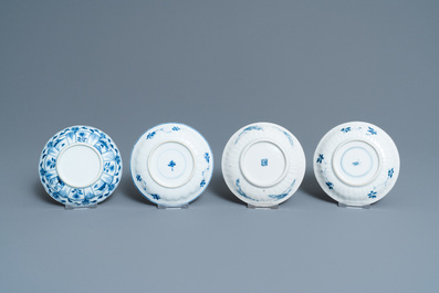 Vijftien Chinese blauw-witte koppen en achttien schotels, Kangxi