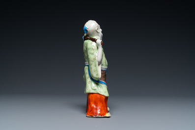 A Chinese famille rose figure of an immortal, Qianlong