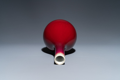A Chinese flamb&eacute;-glazed bottle vase, Qianlong