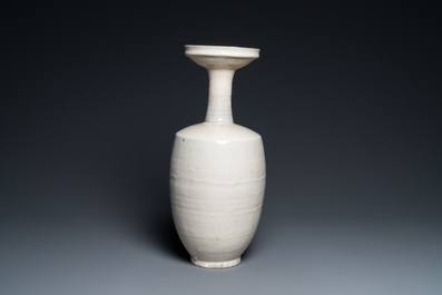 A Chinese cream-glazed Cizhou-type vase, Liao or later