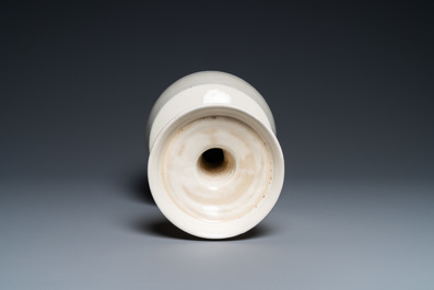 A Chinese cream-glazed Cizhou-type vase, Liao or later