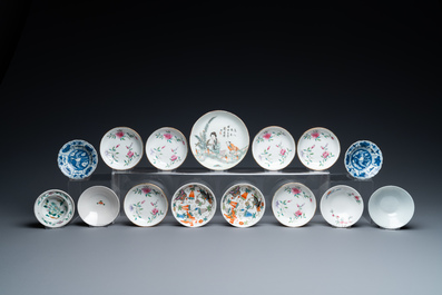 Een uitgebreide en diverse collectie Chinees porselein, Kangxi en later