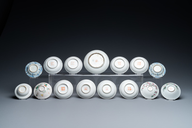 Een uitgebreide en diverse collectie Chinees porselein, Kangxi en later