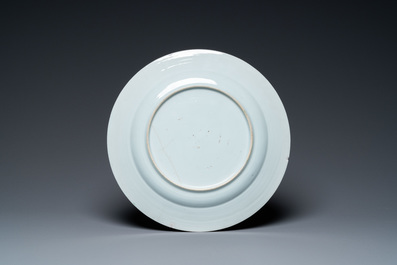 Twelve Chinese famille rose plates and a dish, Qianlong