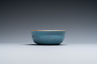 A Chinese robin's egg-glazed bowl, 18/19th C.
