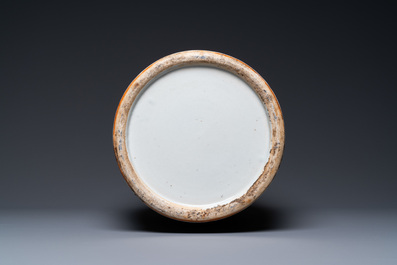 A Chinese famille rose vase, 19th C.
