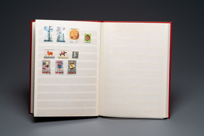 An album of Chinese postal stamps, 20th C.