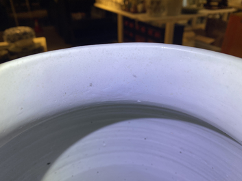 A Chinese blue and white '100 boys' vase, Kangxi
