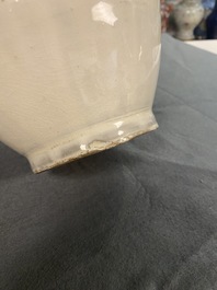 A Chinese cream-glazed Cizhou-type vase, Liao or later