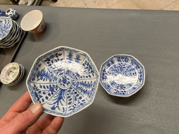 Een uitgebreide en diverse collectie Chinees porselein, Kangxi en later