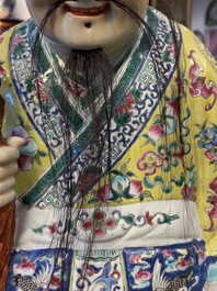 A Chinese famille rose 'Star God Shou' figure, 19th C.