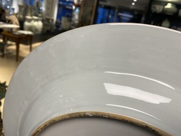 A Chinese Dutch market van Beeftingh armorial dish, Qianlong