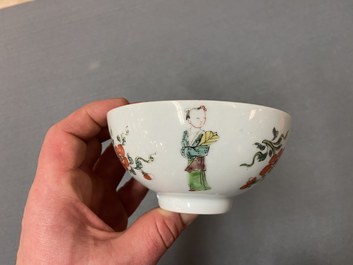 Een Chinese famille verte kom, Yongzheng merk en periode