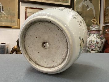 A Chinese qianjiang cai 'antiquities' jardini&egrave;re, 19/20th C.