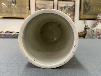 Three Chinese qianjiang cai hat stands, 19/20th C.