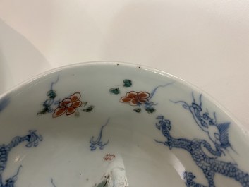 Een Chinese famille verte kom, Yongzheng merk en periode