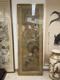 Chinese school, inkt en kleur op zijde: 'Eenden en vogels bij het water', late Ming/vroege Qing