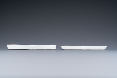 Six Chinese Canton famille rose wares, 19th C.