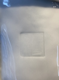 A Chinese Dehua blanc de Chine 'Magu and deer' group, illegible seal mark, Republic