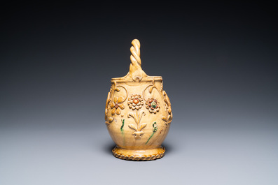 Een vuurkorfje in Torhouts aardewerk, Willemyns, gedateerd 1821