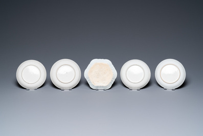 A Chinese famille rose part tea service, Qianlong