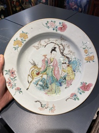 A Chinese famille rose 'Magu' dish, Yongzheng