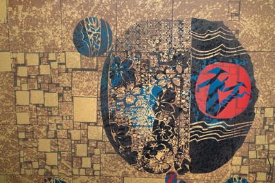 Dang Lebadang (Vietnam, 1921-2015): 'Nue et mirroir,' s&eacute;rigraphie, E.A., &eacute;dition de 100