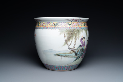 A Chinese famille rose jardini&egrave;re, Qianlong mark, Republic