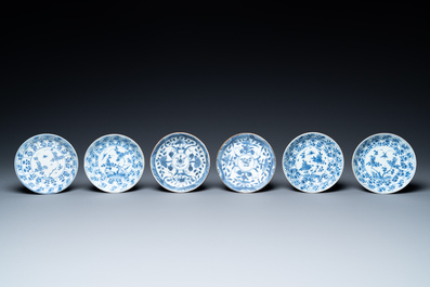 Een collectie Chinees blauw-wit porselein uit het Ca Mau scheepswrak, Kangxi/Yongzheng