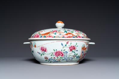 A Chinese famille rose 21-piece dinner service, Qianlong