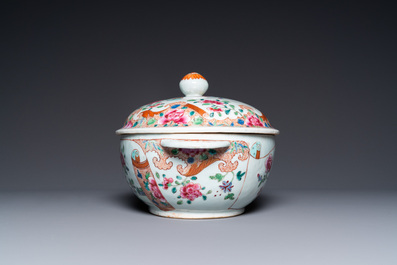 A Chinese famille rose 21-piece dinner service, Qianlong