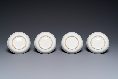 A Chinese famille rose 12-piece tea service for the European market, Qianlong