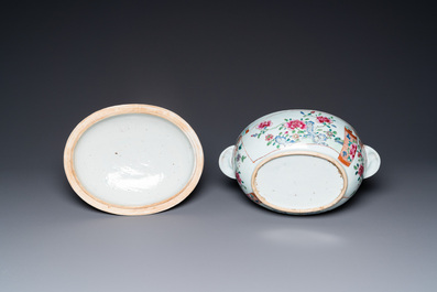 A Chinese famille rose 21-piece dinner service, Qianlong