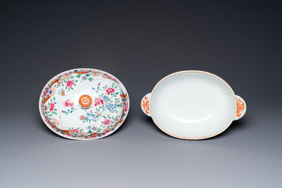 A Chinese famille rose 21-piece dinner service, Qianlong
