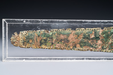 Een bronzen fragment van een gordel, Anatoli&euml; of Perzi&euml;, 1e millennium v.C.